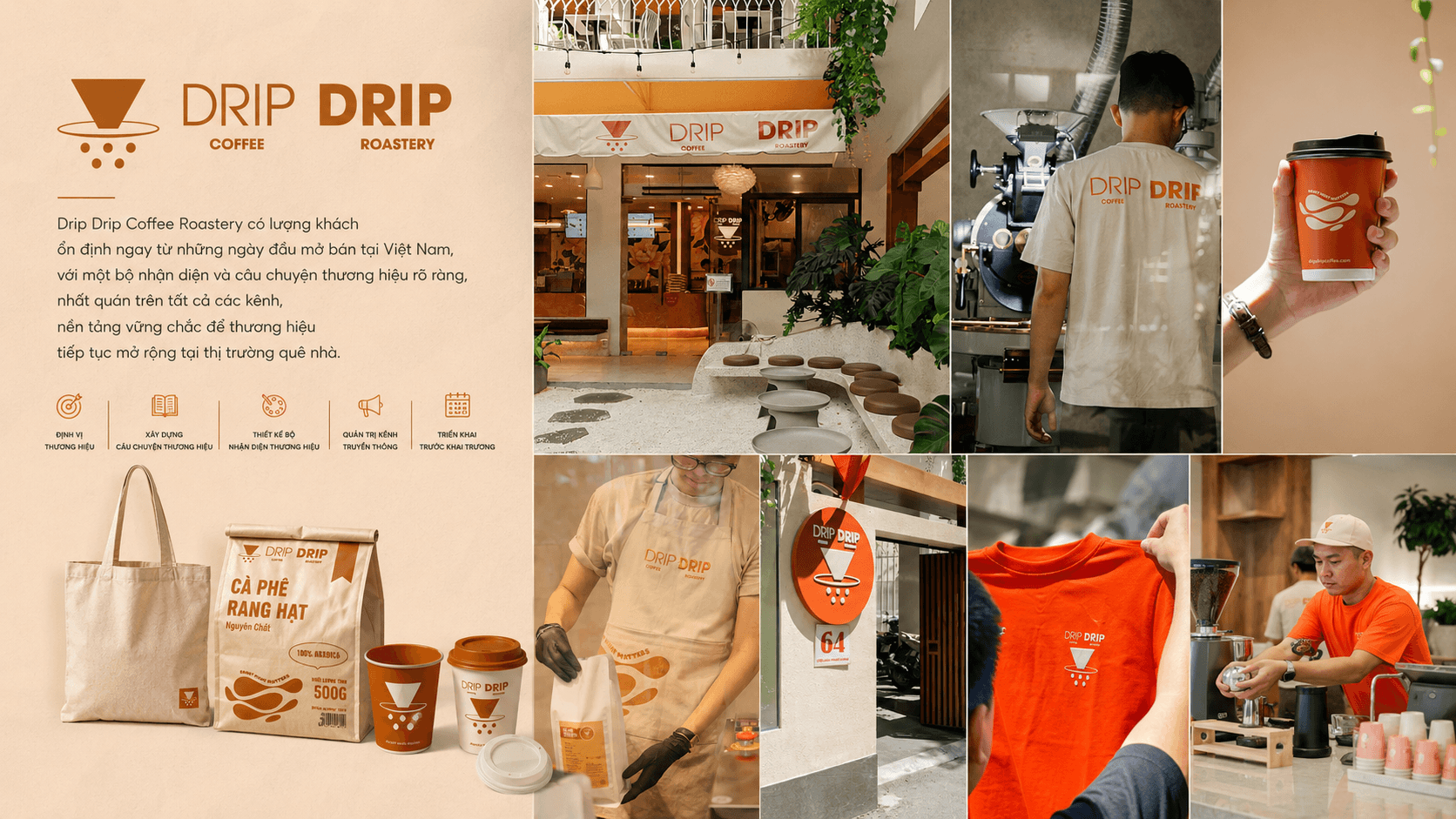 Dear Gens thiết kế bộ nhận diện thương hiệu Drip Drip
